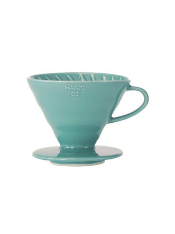HARIO V60-02 CERAMIC DRIPPER-TURQUIOSE