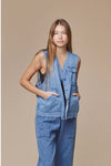 FALCON HEMP DENIM VEST