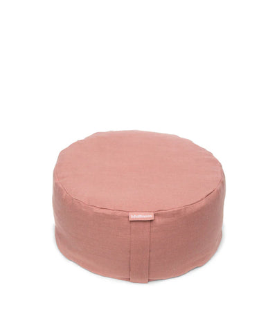 LINEN MOD MEDITATION CUSHION ROSE CLAY