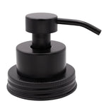 MASON JAR FOAMING SOAP PUMP DISPENSER-BLACK