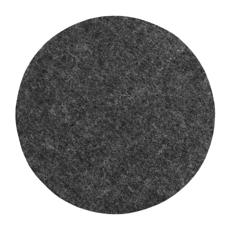 WOOL FELT 10CM-ANTHRACITE MELANGE