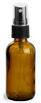 AMBER GLASS SPRAY BOTTLE 2oz.