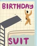 BIRTHDAY SUIT CARD