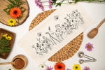 WILDFLOWER ORGANIC TEA TOWEL