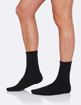 ORGANIC BAMBOO MEN'S WORK BOOT SOCKS-BLACK