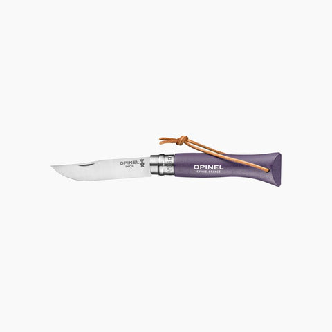 OPINEL No.06 Stainless Steel Folding Knife-VIOLET GREY